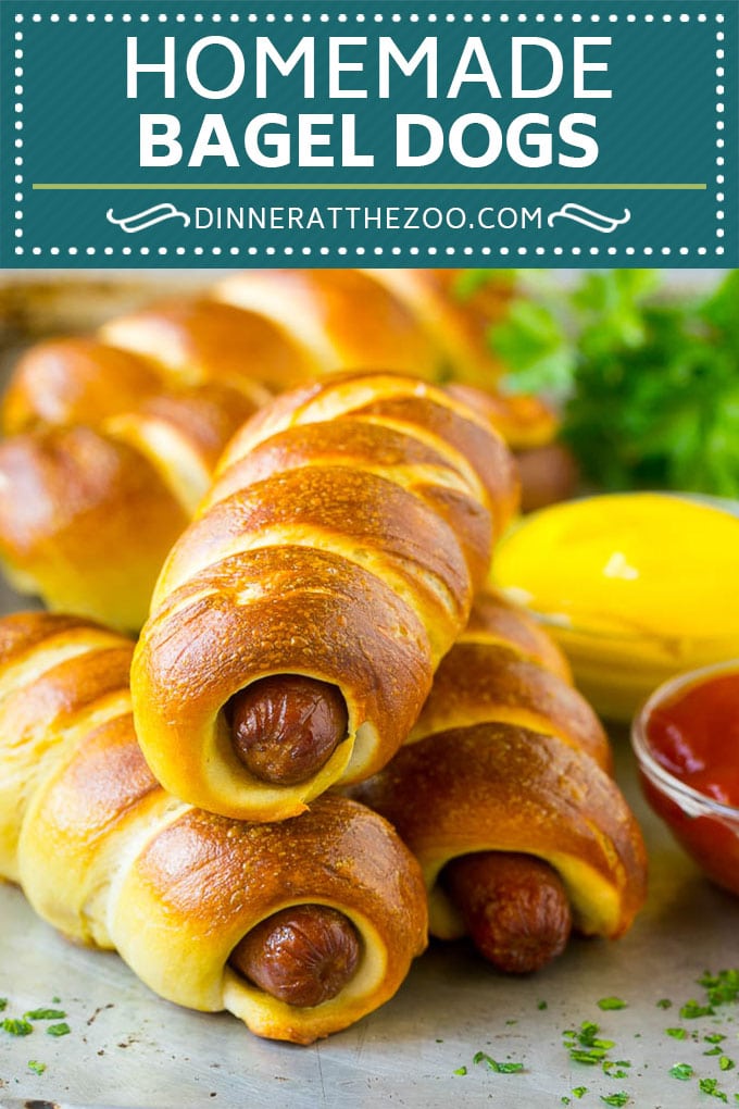 Bagel Dogs Recipe | Hot Dogs #bagel #hotdogs #dinner #lunch #ezlod