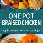 Braised Chicken with Carrots and Potatoes Recipe | One Pot Meal | Chicken with Potatoes #chicken #chickenthighs #onepot #potatoes #carrots #dinner #ezlod