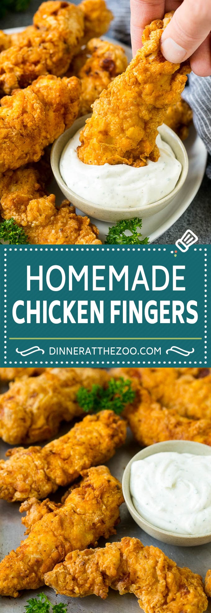 Homemade Chicken Fingers Recipe | Chicken Tenders | Fried Chicken #chicken #friedchicken #dinner #appetizer #ezlod