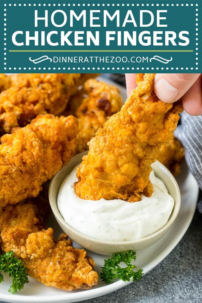 Homemade Chicken Fingers Recipe | Chicken Tenders | Fried Chicken #chicken #friedchicken #dinner #appetizer #ezlod