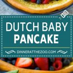 Dutch Baby Pancake Recipe | Puffed Pancake | Skillet Pancake #pancakes #breakfast #brunch #ezlod