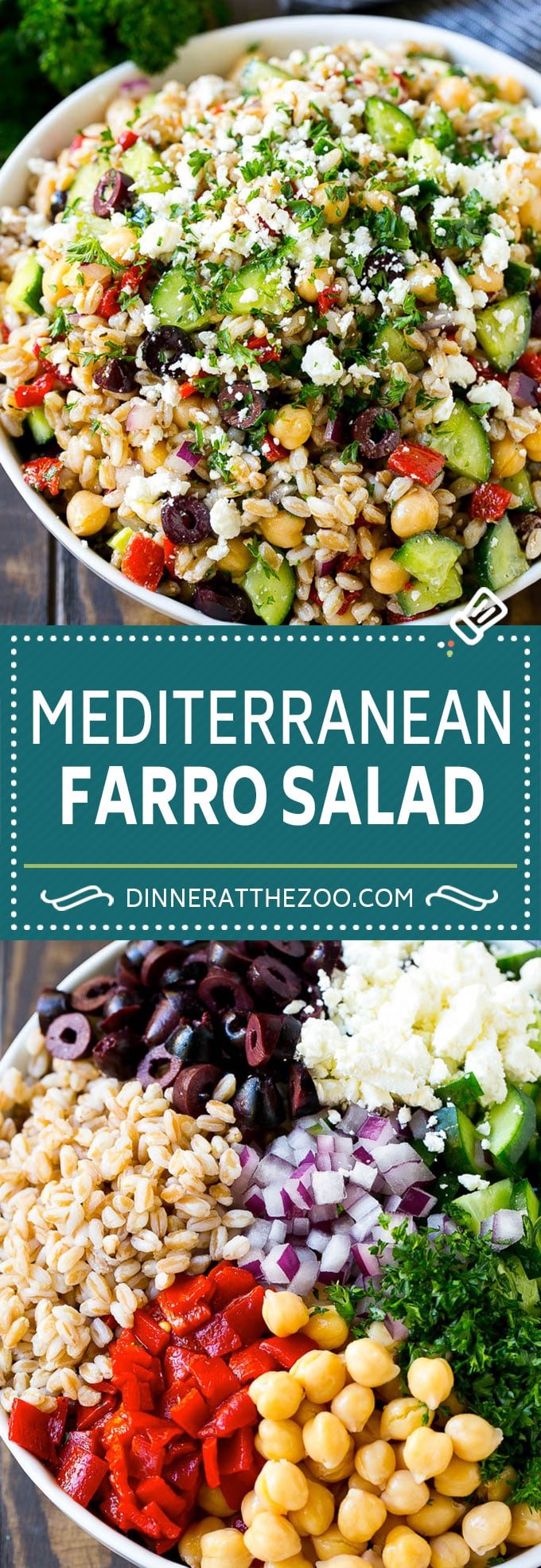 Farro Salad Recipe | Healthy Salad #salad #healthy #cleaneating #farro #dinner #ezlod