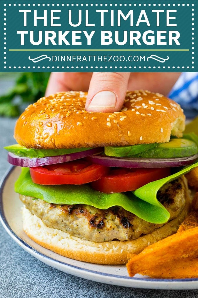 Turkey Burgers Recipe | Grilled Burgers #burger #turkey #dinner #sandwich #ezlod #grilling