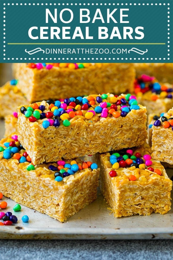 Cereal Bars Recipe | No Bake Bars | Peanut Butter Bars #cereal #breakfast #mealprep #peanutbutter #oatmeal #ezlod