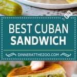 Cuban Sandwich Recipe #sandwich #pork #ham #cheese #pickles #lunch #dinner #ezlod