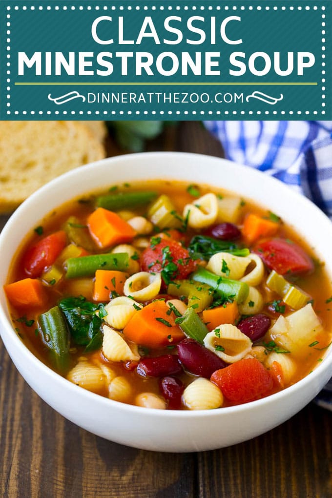 Minestrone Soup Recipe | Vegetable Soup | Vegetarian Soup #soup #minestrone #vegetables #vegetarian #onepotmeal #dinner #ezlod