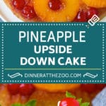 Pineapple Upside Down Cake | Pineapple Cake #cake #pineapple #dessert #cherries #ezlod