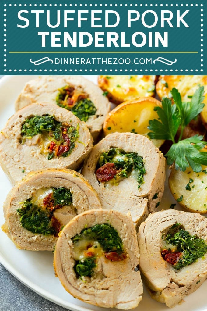 Stuffed Pork Tenderloin Recipe | Roasted Pork Tenderloin | Italian Pork #pork #onepan #potatoes #dinner #ezlod #glutenfree