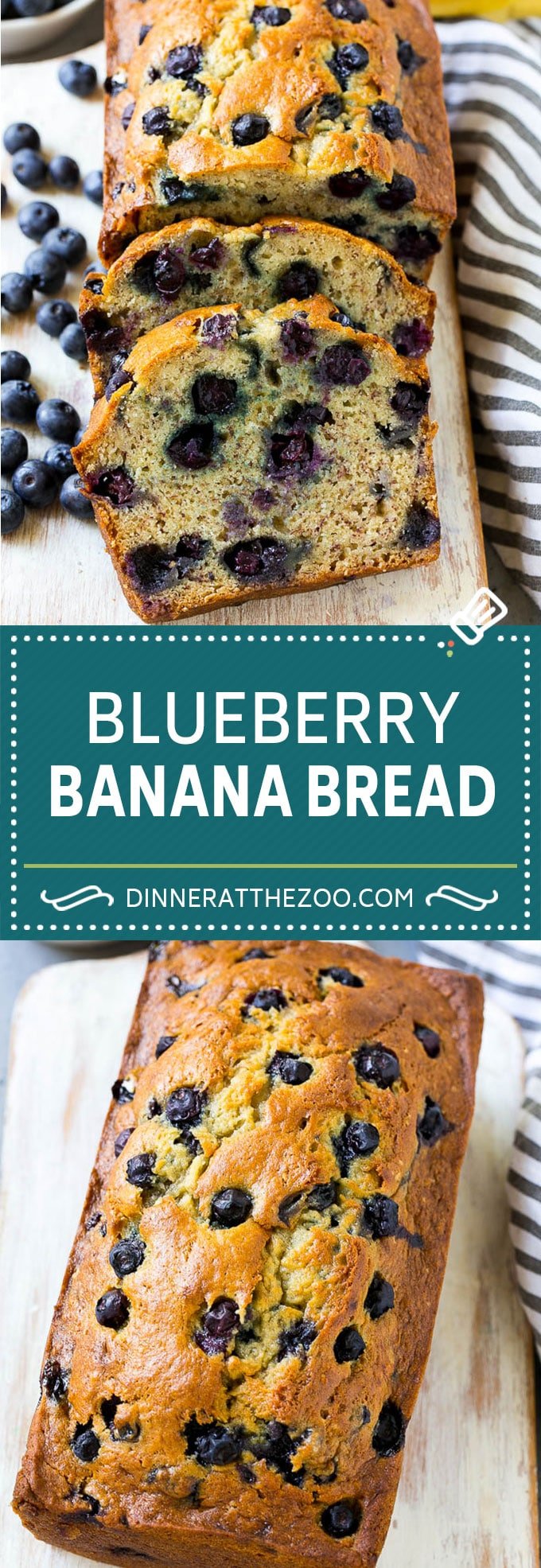 Blueberry Banana Bread | Easy Banana Bread | Homemade Banana Bread Recipe #blueberry #banana #bread #baking #sweets #ezlod