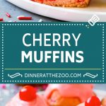 Cherry Muffins Recipe | Maraschino Cherry Muffins #cherries #cherry #muffins #baking #dessert #sweets #ezlod