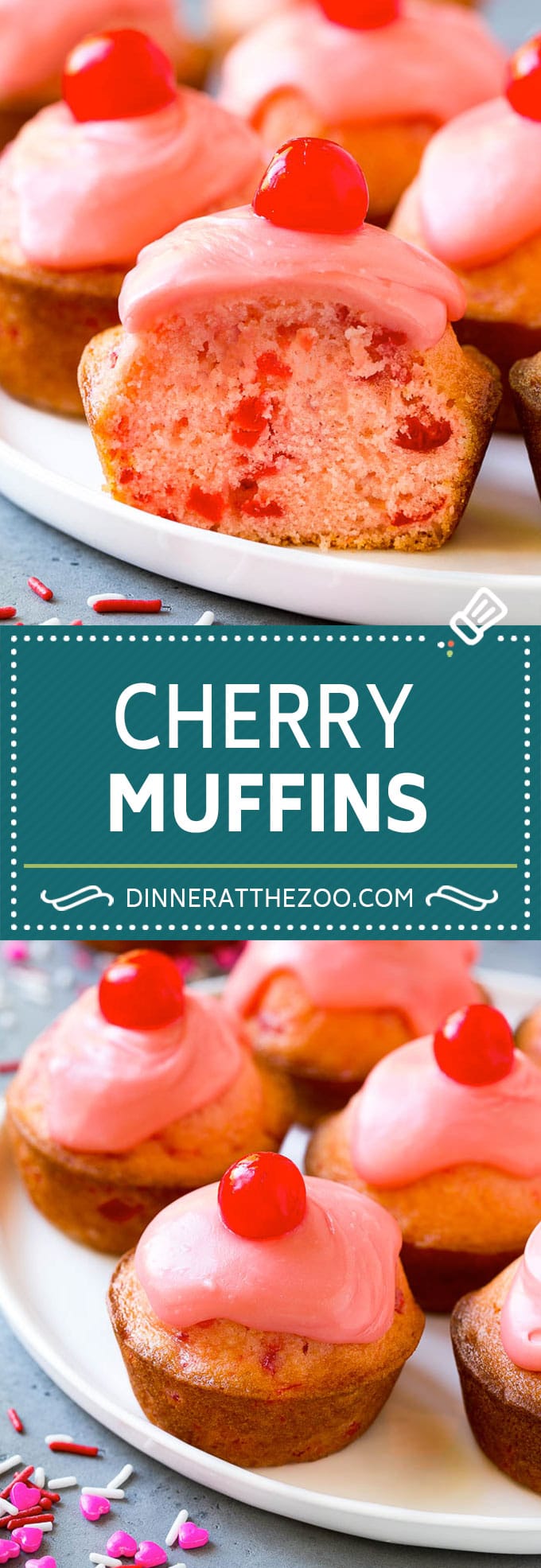 Cherry Muffins Recipe | Maraschino Cherry Muffins #cherries #cherry #muffins #baking #dessert #sweets #ezlod