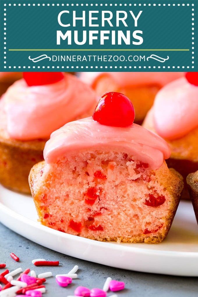 Cherry Muffins Recipe | Maraschino Cherry Muffins #cherries #cherry #muffins #baking #dessert #sweets #ezlod