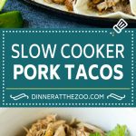 Pork Tacos Recipe | Slow Cooker Tacos #tacos #pork #slowcooker #crockpot #salsa #dinner #ezlod