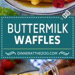 Buttermilk Waffles Recipe | Homemade Waffles #waffles #breakfast #brunch #ezlod