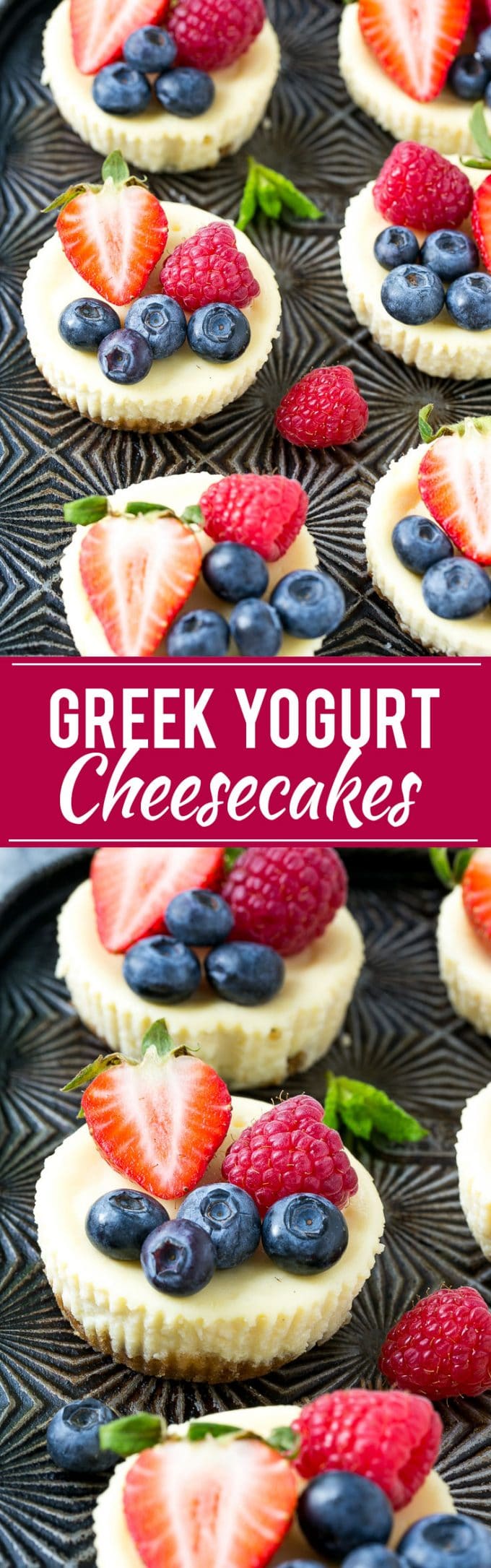 Greek Yogurt Cheesecake Recipe | Mini Cheesecake | Healthy Cheesecake #cheesecake #dessert #baking #strawberries #ezlod