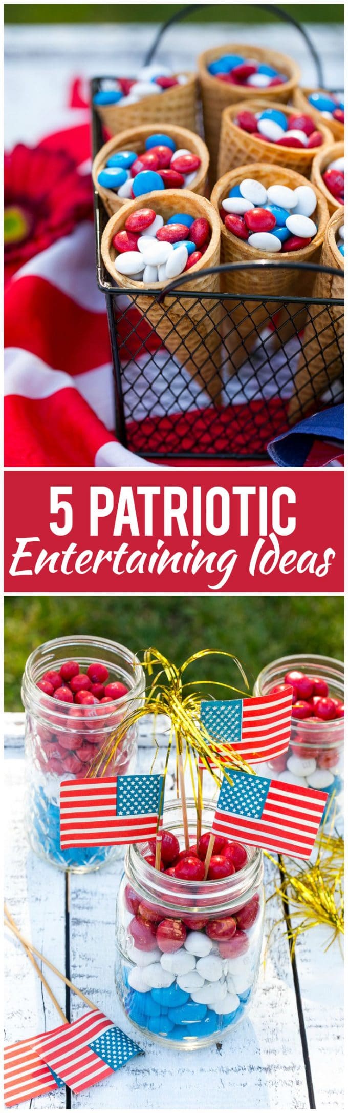 Patriotic Entertaining Ideas #4thofJuly #dessert #ezlod #memorialday #patriotic