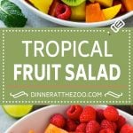Tropical Fruit Salad Recipe | Easy Fruit Salad | Best Fruit Salad #fruit #salad #ezlod #healthy
