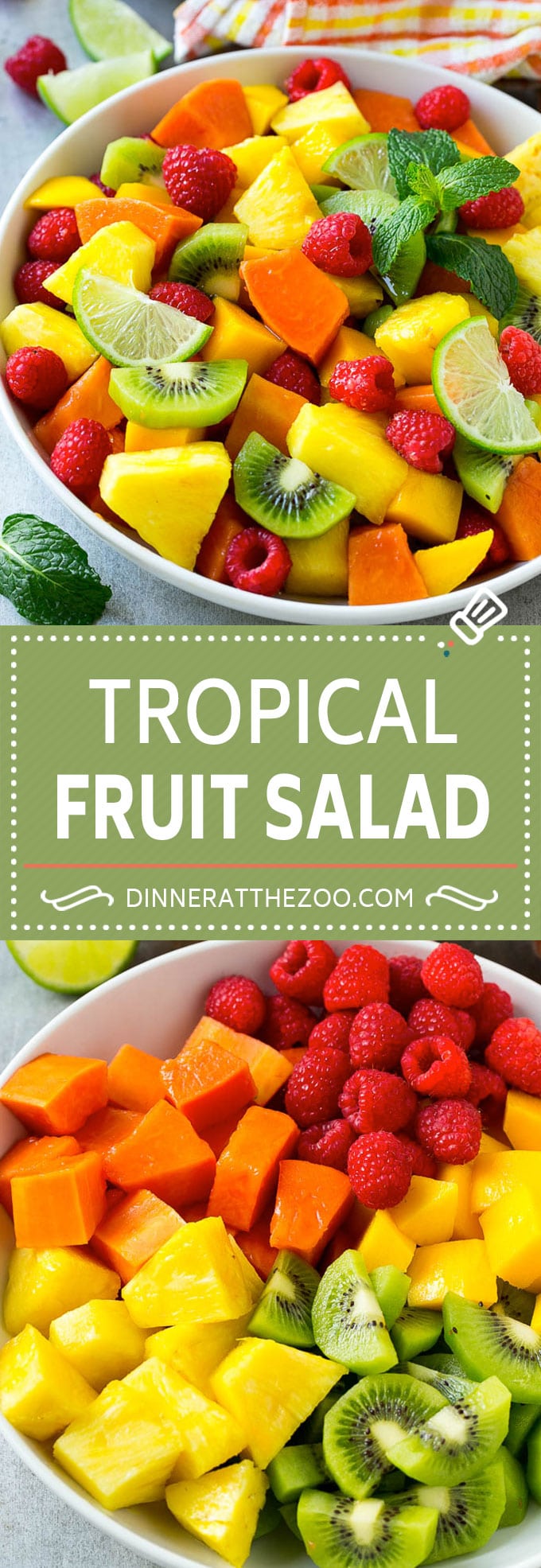 Tropical Fruit Salad Recipe | Easy Fruit Salad | Best Fruit Salad #fruit #salad #ezlod #healthy