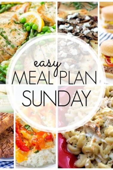 Easy Meal Plan Sunday - Week 54
