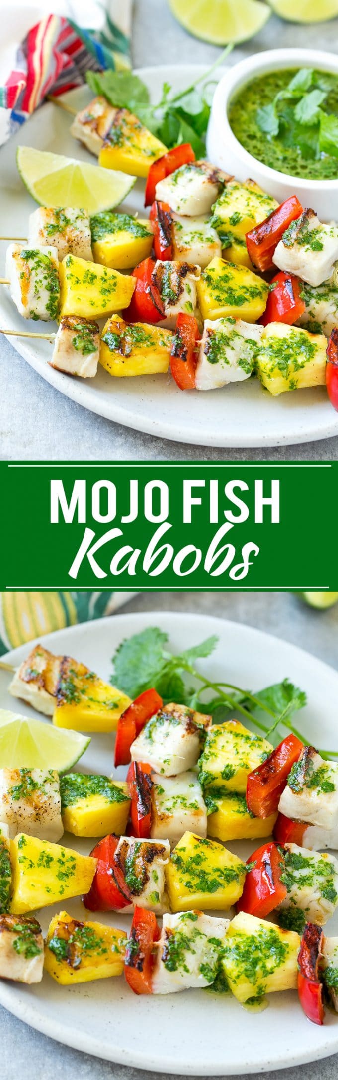 Mojo Fish Kabobs Recipe | Grilled Fish Recipe | Fish Kabobs | Mojo Recipe #kabobs #skewers #grilling #fish #dinner #ezlod