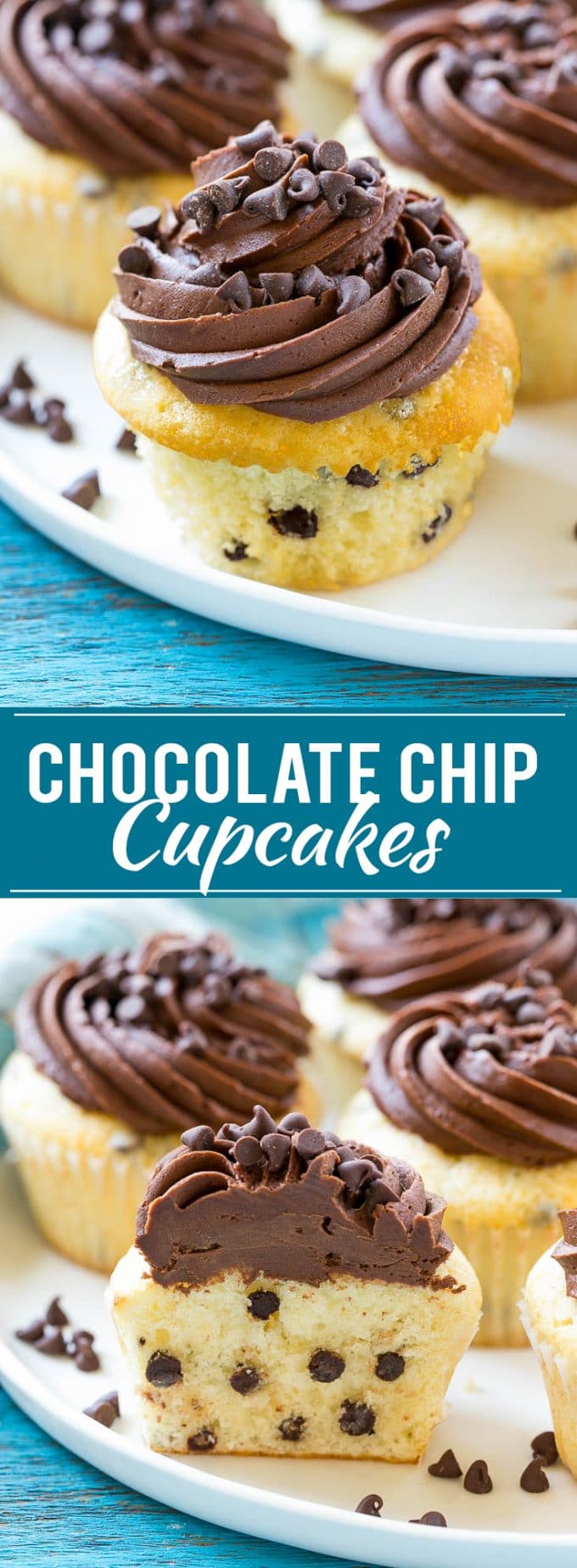 Chocolate Chip Cupcakes Recipe | Cupcake Recipe | Chocolate Chips | Chocolate Frosting | Easy Cupcake Recipe #cupcakes #chocolate #cake #dessert #ezlod