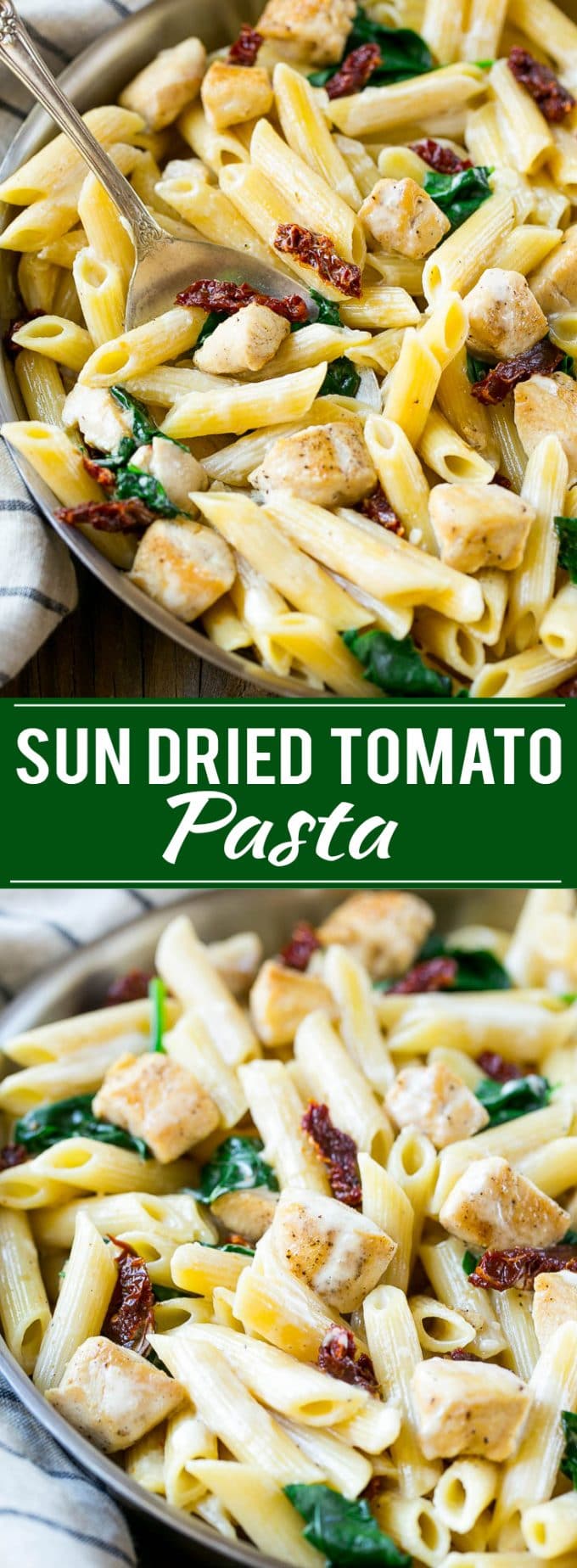 Sun Dried Tomato Pasta Recipe | Creamy Pasta | Chicken Pasta | Creamy Chicken Pasta | Easy Chicken Recipe | Chicken Recipe | Pasta Recipe #chicken #pasta #spinach #dinner #ezlod