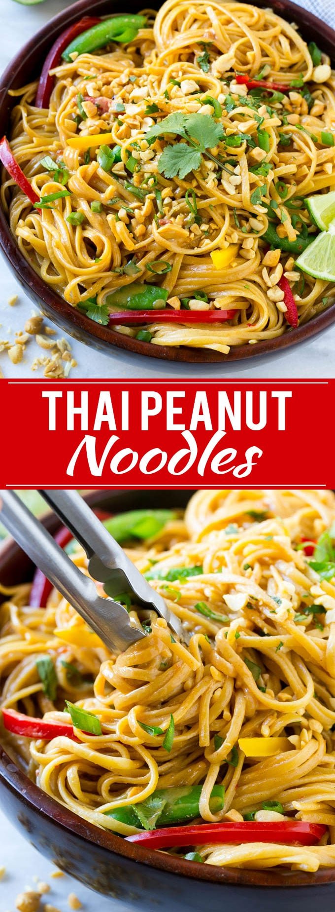 Thai Peanut Noodles Recipe | Asian Noodles | Thai Noodles | Peanut Sauce #noodles #thaifood #peanuts #vegetarian #dinner #lunch #ezlod