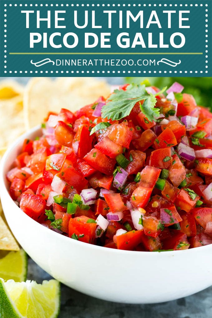 Pico de Gallo Recipe | Homemade Salsa Recipe | Salsa Fresca Recipe #salsa #salsafresca #picodegallo #snack #appetizer #ezlod