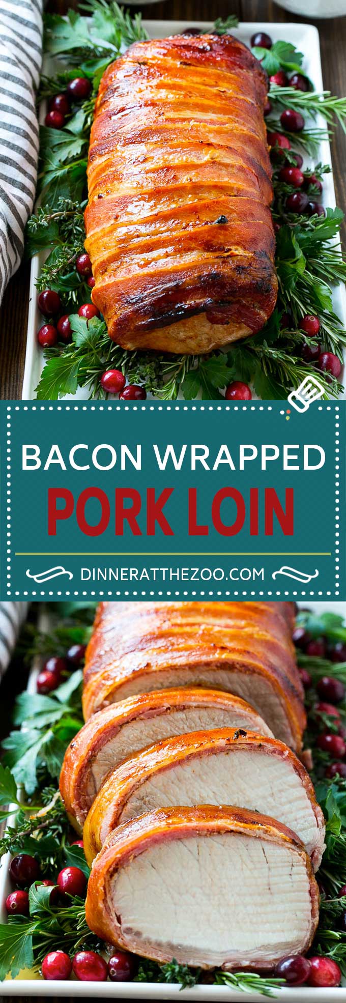 Bacon Wrapped Pork Loin Recipe | Bacon Wrapped Pork Roast | Grilled Pork Loin | Grilled Pork Recipe #bacon #pork #dinner #grilling #ezlod