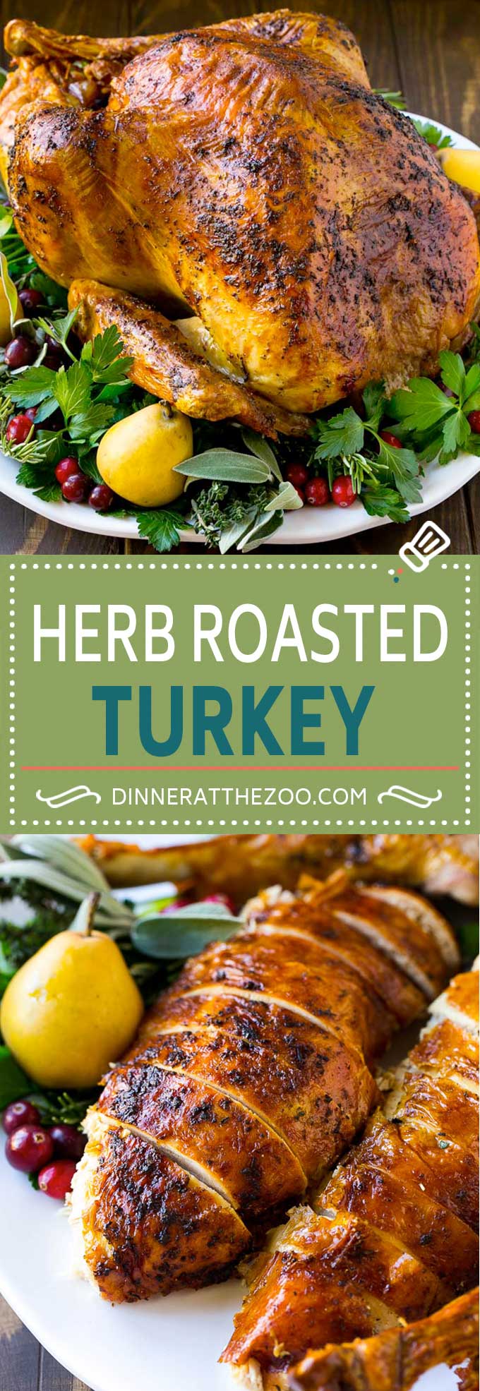 Herb Roasted Turkey Recipe | Baked Turkey | Thanksgiving Turkey | Christmas Turkey | Holiday Turkey Recipe | Butter Roasted Turkey Recipe #turkey #thanksgiving #christmas #dinner #ezlod