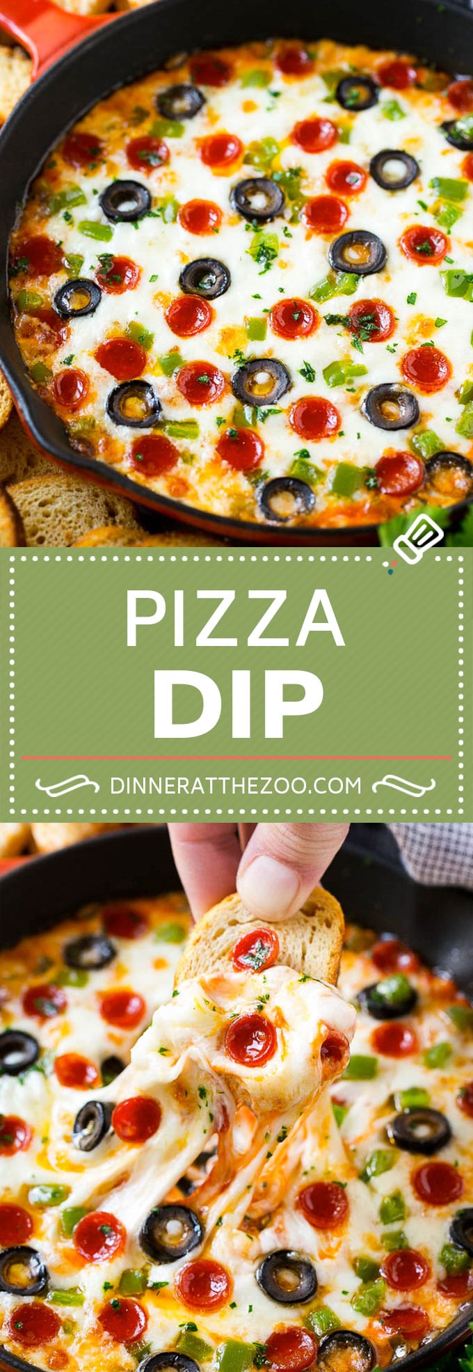 Pizza Dip Recipe | Pepperoni Pizza Dip | Crustless Pizza | Supreme Pizza Dip #pizza #ezlod #appetizer #dip