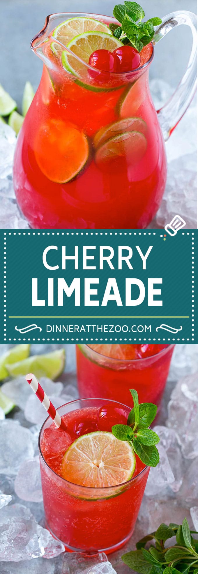 Cherry Limeade Recipe | Sonic Cherry Limeade | Limeade Recipe #limeade #drink #cherry #lime #ezlod