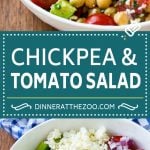 Chickpea Salad Recipe | Chickpea and Tomato Salad | Chickpea Avocado Salad | Summer Salad #salad #summer #recipes #ezlod