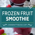 Frozen Fruit Smoothie | Berry Smoothie | Healthy Smoothie #fruit #smoothie #drink #ezlod