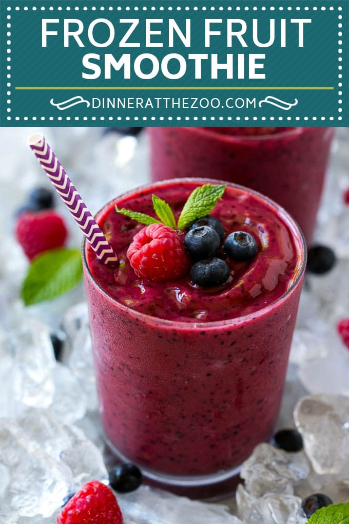 Frozen Fruit Smoothie | Berry Smoothie | Healthy Smoothie #fruit #smoothie #drink #ezlod