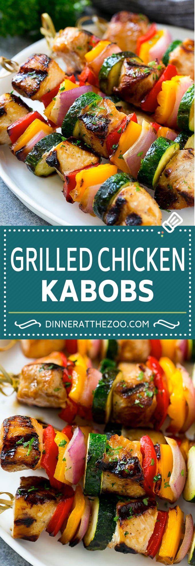 Grilled Chicken Kabobs Recipe | Chicken and Vegetable Kabobs | Grilled Chicken Skewers #grilling #chicken #kabobs #dinner #ezlod
