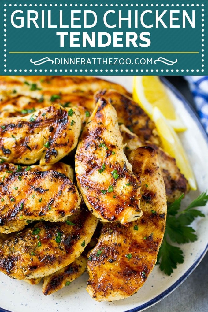 Grilled Chicken Tenders Recipe | Marinated Chicken | Lemon Garlic Chicken | Grilled Chicken #grilling #chicken #healthy #ezlod
