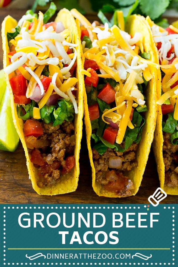 Ground Beef Tacos Recipe | Crispy Tacos | Beef Tacos #tacos #mexicanfood #tacotuesday #ezlod