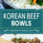 Korean Beef Bowls Recipe | Korean Ground Beef | Asian Beef Recipe | Rice Bowl #groundbeef #asianfood #rice #ezlod