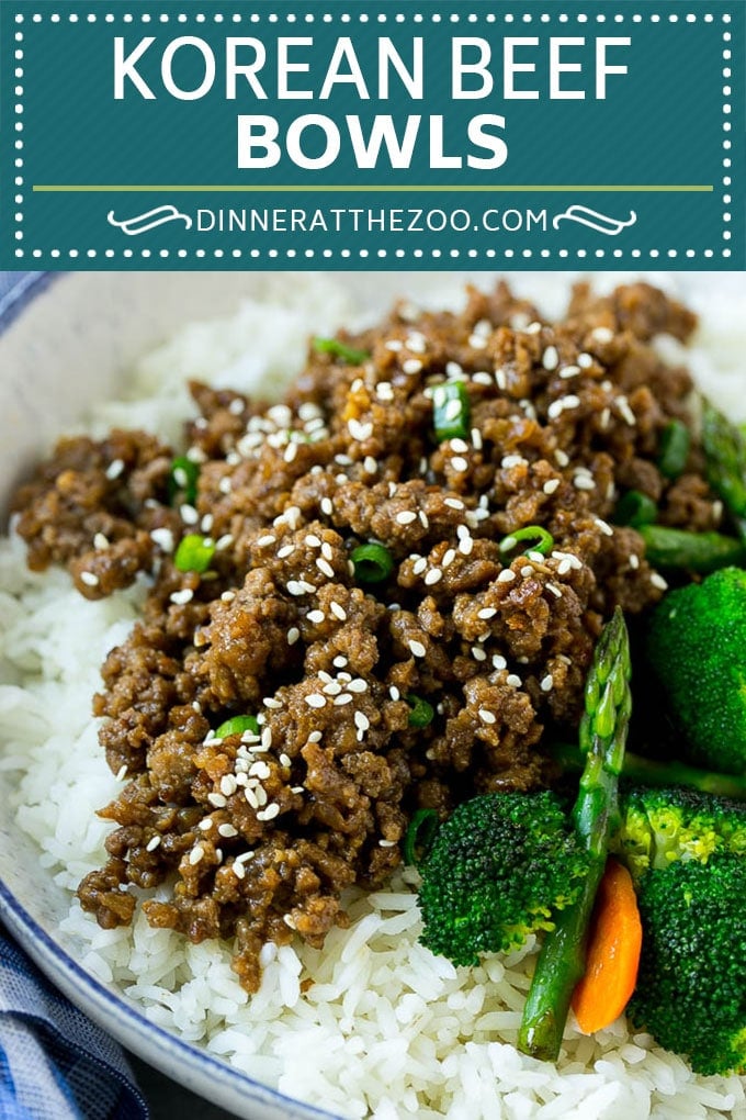 Korean Beef Bowls Recipe | Korean Ground Beef | Asian Beef Recipe | Rice Bowl #groundbeef #asianfood #rice #ezlod