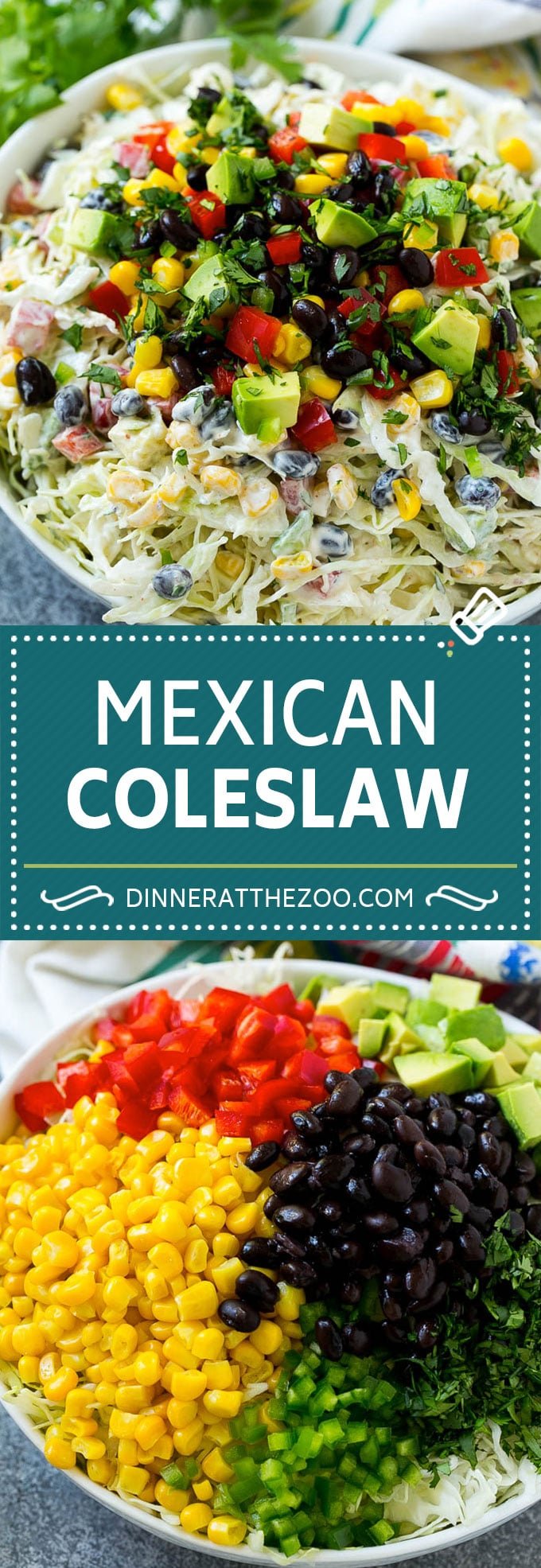 Mexican Coleslaw Recipe | Southwestern Coleslaw | Easy Coleslaw #coleslaw #mexicanfood #salad #ezlod