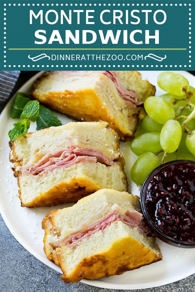 Monte Cristo Sandwich Recipe | Disneyland Monte Cristo Sandwich | Turkey Sandwich | Ham Sandwich #sandwich #turkeysandwich #ezlod