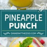 Pineapple Punch Recipe | Sparkling Punch | Fruit Punch | Pineapple Drink #pineapple #drink #ezlod