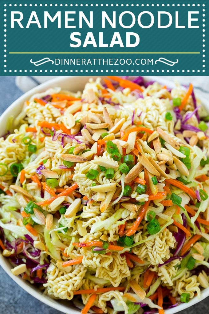 Ramen Noodle Salad Recipe | Oriental Salad | Asian Salad | Ramen Noodle Cabbage Salad #ramennoodles #salad #cabbagesalad #salad #ezlod