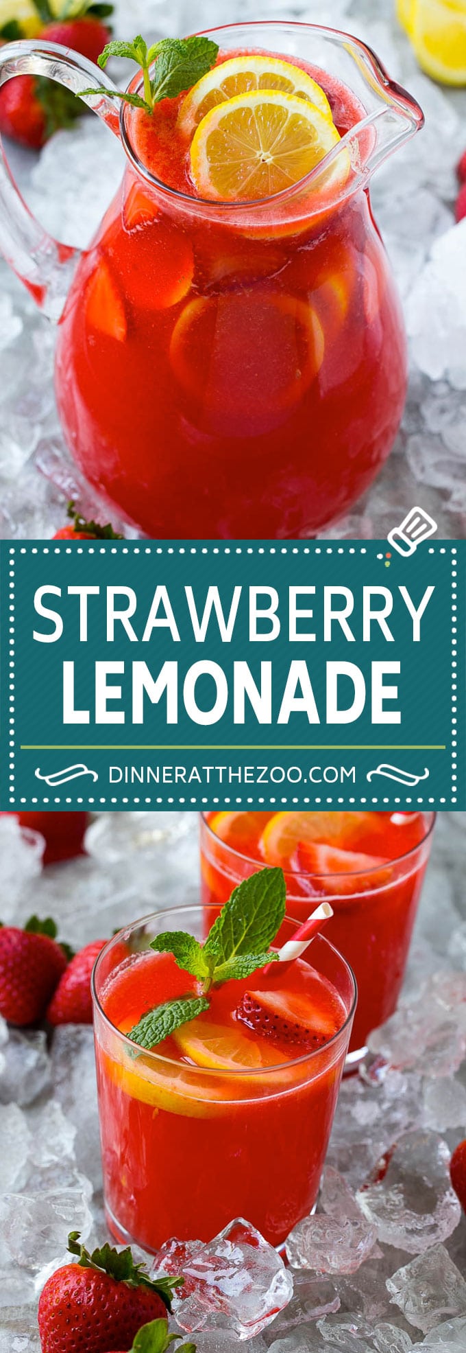 Strawberry Lemonade Recipe | Homemade Lemonade | Strawberry Drink Recipe #lemonade #strawberries #drink #ezlod