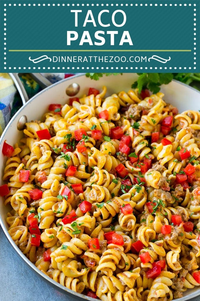 Taco Pasta Recipe | Cheesy Pasta | Mexican Pasta #taco #pasta #ezlod