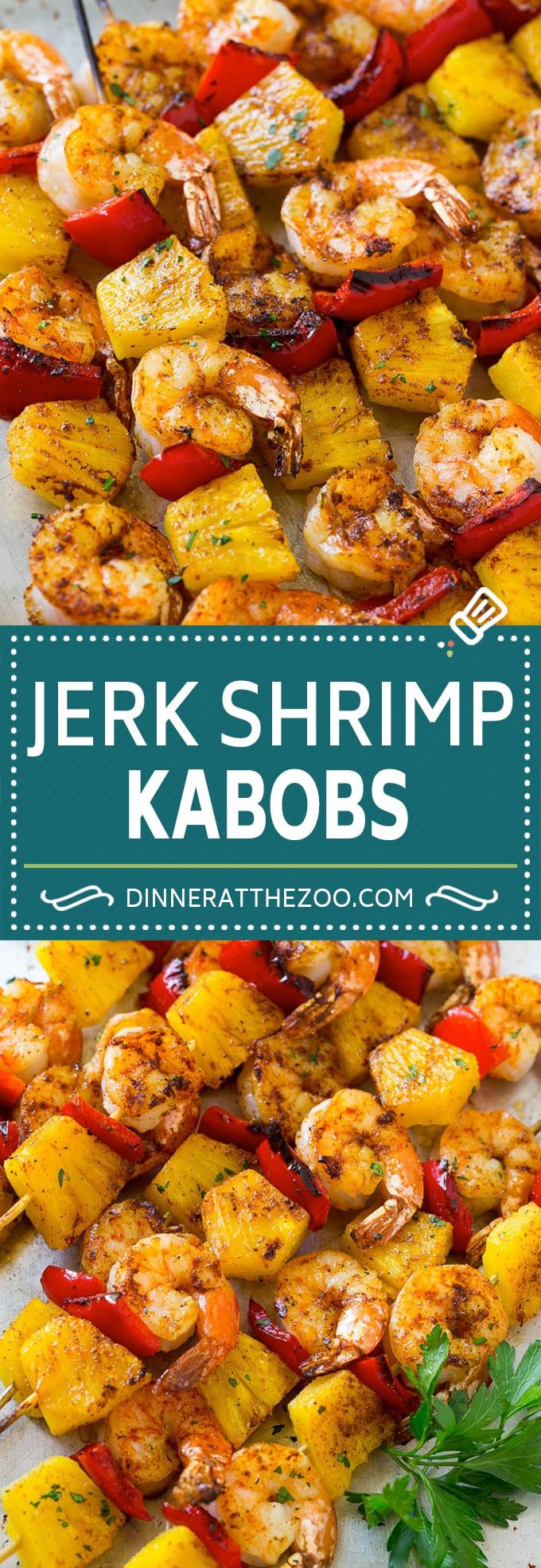 Jerk Shrimp Kabobs | Caribbean Shrimp | Jamaican Shrimp | Grilled Shrimp #grilling #pineapple #shrimp #kabobs #ezlod