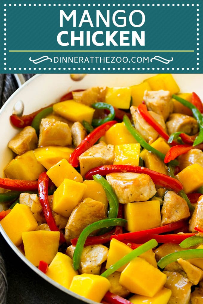 Mango Chicken Recipe | Chicken with Mango | Chicken Stir Fry #chicken #mango #stirfry #peppers #dinner #healthy #ezlod