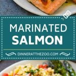 Marinated Salmon Recipe | Grilled Salmon | Garlic and Herb Salmon #salmon #grilling #marinade #fish #dinner #ezlod