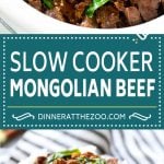 Slow Cooker Mongolian Beef Recipe | Crock Pot Mongolian Beef | Asian Beef Recipe | Slow Cooker Beef #beef #slowcooker #crockpot #asianfood #ezlod
